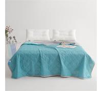 Odot Couette Ete Legere et Fine, Couette sans Housse Lavable - Douce et Confortable, Légère et Respirante Couverture Rafraichissante d'Été (Vert foncé,200 * 230cm)