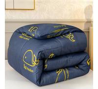 Odot Couette Hiver Très Chaude et Epaisse 150x200 180x220, Couette d'hiver sans Housse Lavable - Douce Confortable Respirante Couverture Quilting d'Réversible (Baleine,180x220cm)