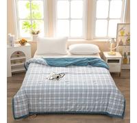 Odot Couette Hiver Très Chaude et Epaisse 150x200 200x220, Couette d'hiver sans Housse Lavable - Douce Confortable Respirante Couverture Quilting d'Réversible (Élégant Tartan,200x220cm)