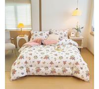 Odot Couette Hiver Très Chaude et Epaisse 150x200, Couette d'hiver sans Housse Lavable - Douce Confortable Respirante Couverture Quilting d'Réversible (Fleur élégante 5,150x200cm)
