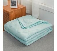 Odot Couette Réversible Ete Legere et Fine, 2,5 Tog Couette sans Housse Lavable - Douce et Confortable, Légère & Respirante Couverture Quilting d'Été (Vert Clair,150 * 200cm)