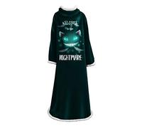 Odot Couverture Polaire avec Manches, Lazy Microfibre Douce et Moelleuse Laine Polaire Couverture TV Se Adulte Super Doux Jeter Robe Salon Canapé ou Lit (127x178cm,Fluorescence)