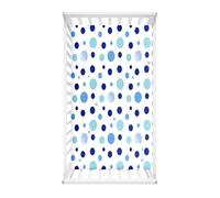 Odot Drap Housse pour Lit Bébé imprimé à Pois Colorés, Drap Housses Enfant en Microfibre Doux Respirant, Protège Matelas Bébé Compatible pour Berceau, Couffin et Nacelle (Bleu,80x40cm)