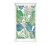 Odot Drap Housse pour Lit de Bébé, Draps Housses Enfants Respirant Douce Extensible Protège Matelas pour Fille et Garçon, Lit Bébé, Berceau, Lit Parapluie (80x40x10cm,caméléon feuille)