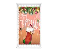 Odot Drap Housse pour Lit de Bébé, Joyeux Noël Housse de Matelas pour Bébé Drap Housse Respirant Douce pour Lit Parapluie et Berceau Draps Housses Enfants Extensible (Chaussettes de Noël,51x85cm)