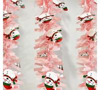 Odot Guirlande de Noël 1-10 Pièces, Scintillante Épaisse Brillante, Guirlande Sapin, Décoration Suspendue pour l'arbre de Noël Mariage Vacances Fête Décoration (Rose 07,10 pièces)