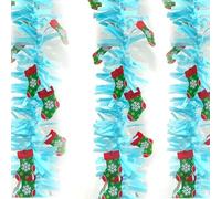 Odot Guirlande de Noël 1-10 Pièces, Scintillante Épaisse Brillante, Guirlande Sapin, Décoration Suspendue pour l'arbre de Noël Mariage Vacances Fête Décoration (Bleu 06,10 pièces)