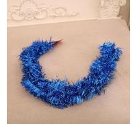 Odot Guirlande de Noël, 10 Pièces 1,8m Scintillante Épaisse Brillante, Guirlande Sapin, Décoration Suspendue pour l'arbre de Noël Mariage Vacances Fête Décoration (Bleu,1.8m)