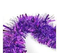 Odot Guirlande de Noël, 10 Pièces Scintillante Épaisse Brillante, Guirlande Sapin Décoration Suspendue pour l'arbre de Noël Mariage Vacances Fête Décoration (Violet,1.8m)