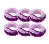 Odot Guirlande de Noël, 6 Rouleaux Scintillante Brillante, Guirlande Sapin, Décoration Suspendue pour l'arbre de Noël Mariage Vacances Fête Décoration (Violet,1.5m)
