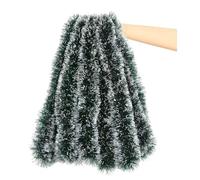 Odot Guirlande de Noël, Scintillante Épaisse Brillante, Guirlande Sapin, Décoration Suspendue pour l'arbre de Noël Mariage Vacances Fête Décoration (Blanc 04,6 pièces)