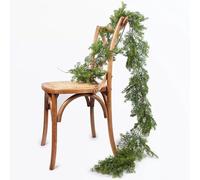 Odot Guirlande Sapin Artificiel Realiste 1.95M, Guirlande Sapin Artificiel de Noel Extérieur pour Manteau de Cheminée, Escaliers, Table, Décorations Intérieures et Extérieures (Vert,1.95M)