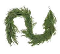 Odot Guirlande Sapin Artificiel Realiste 2.7M, Guirlande Sapin Artificiel de Noel Extérieur pour Manteau de Cheminée, Escaliers, Table, Décorations Intérieures et Extérieures (Vert,9FT)