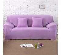Odot Housse de Canapé élastique, Extensible Elastique SalonImprimé Dessin avec Accoudoirs Décoration pour Salon de Fauteuil Protecteur Meuble pour Maison (3 Places: 195-230cm,Violet Clair)