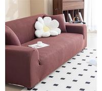 Odot Housse de Canapé Extensible, Sergé Jacquard Protege Canape 1/2/3/4 Places, Housse Canapé avec Accoudoirs Lavable, Housse Canape Universel Ajustable (4 Places,Café)