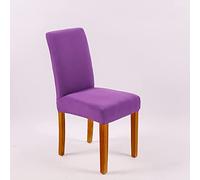 Odot Housse de Chaise Salle à Manger Douceur, 2 4 6 Pièces Housse Chaise Extensible Couverture de Chaise Universelle Protège Chaise pour Mariage Moderne,Hôtel, Restaurant (Lot de 2,Pourpre)