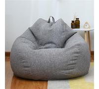 Odot Pouf Poire sans Remplissage, Pouf,Pouf Salon Chambre pour Adolescente & Adulte, Confortable Doux Fauteuil Pouf, Polyvalent Housse Pouf Poire (XL(100x120cm),Gris foncé)