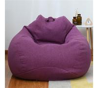 Odot Pouf Poire sans Remplissage, Pouf,Pouf Salon Chambre pour Adolescente & Adulte, Confortable Doux Fauteuil Pouf, Polyvalent Housse Pouf Poire (L(90x110cm),Violet)