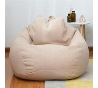 Odot Pouf Poire sans Remplissage, Pouf,Pouf Salon Chambre pour Adolescente & Adulte, Confortable Doux Fauteuil Pouf, Polyvalent Housse Pouf Poire (XL(100x120cm),Kaki)
