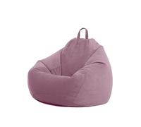 Odot Pouf Poire sans Remplissage, Velours Côtelé Pouf, Pouf Salon Chambre pour Adolescente und Adulte, Doux Confortable Fauteuil Pouf, Polyvalent Housse Pouf Poire (S(60x75cm),Lavande)