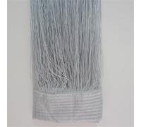 Odot Rideau de Fil pour Porte Fenêtre 2 Pièces Couleur Unie Fin,Rideaux en Corde Franges Rideaux,Rideau Anti Mouches Cloison de Séparation pour Décoration Maison Restaurant (Gris,1x2m)