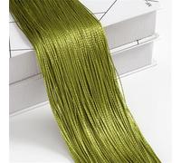 Odot Rideau de Fil pour Porte Fenêtre 2 Pièces Simple, Rideaux en Corde Franges Rideaux, Rideau Anti Mouches Cloison de Séparation pour Décoration Maison Café Restaurant (Vert Foncé,100x200cm)