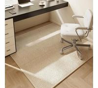 Odot Tapis Chaise de Bureau Antidérapant et Insonorisé, Carré Tapis Protection Sol Chaise Bureau Gaming Moderne pour Plancher de Bois, Carrelage, Parquet (Nordique,60x60cm)