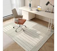 Odot Tapis Chaise de Bureau Antidérapant et Insonorisé, Géométrie Lignes Tapis Protection Sol Chaise Bureau Gaming Tapis de Sol Bureau pour Plancher de Bois Carrelage Parquet (Rayures,60x120cm)