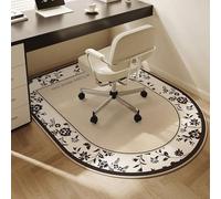 Odot Tapis Chaise de Bureau, Antidérapant et Insonorisé, Moderne Tapis Protection Sol Chaise Bureau Gaming pour Plancher de Bois, Carrelage, Parquet (Langage des Fleurs,80x160cm)