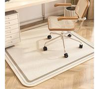 Odot Tapis Chaise de Bureau Carré, Antidérapant et Insonorisé, Moderne Tapis Protection Sol Chaise Bureau Gaming pour Plancher de Bois, Carrelage, Parquet (Bords arrondis,100x100cm)