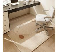 Odot Tapis Chaise de Bureau Carré, Antidérapant et Insonorisé, Moderne Tapis Protection Sol Chaise Bureau Gaming pour Plancher de Bois, Carrelage, Parquet (Abstrait,120x120cm)