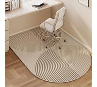 Odot Tapis Chaise de Bureau Carré, Antidérapant et Insonorisé, Tapis Protection Sol Chaise Bureau Gaming Tapis de Sol Bureau Moderne pour Plancher de Bois, Carrelage, Parquet (Cercle,90x120cm)