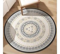 Odot Tapis Chaise de Bureau Rond, Antidérapant et Insonorisé, Rond Moderne Tapis Protection Sol Chaise Bureau Gaming pour Plancher de Bois, Carrelage, Parquet (Classiques Nordiques 9,100cm)
