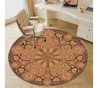 Odot Tapis Chaise de Bureau Rond, Antidérapant et Insonorisé, Rond Moderne Tapis Protection Sol Chaise Bureau Gaming pour Plancher de Bois, Carrelage, Parquet (Presbytie 6,120cm)