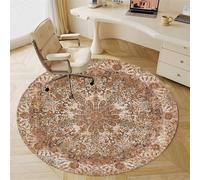Odot Tapis Chaise de Bureau Rond, Antidérapant et Insonorisé, Rond Moderne Tapis Protection Sol Chaise Bureau Gaming pour Plancher de Bois, Carrelage, Parquet (Presbytie 1,120cm)