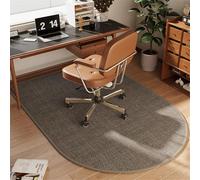 Odot Tapis Chaise de Bureau, Tapis Chaise Gaming Antidérapant, Protège Sol sous Protection Sol Gamer Bureau Gaming pour Chaises Roulantes (Marron Clair,80 * 120CM)