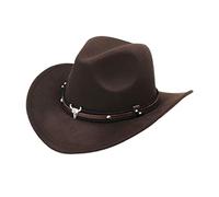 Odoukey Chapeau de Cowboy de Style Occidental pour Enfants garçons Filles - Décorations Casquette Cow-Girl pour Halloween, Noël, fête d'anniversaire