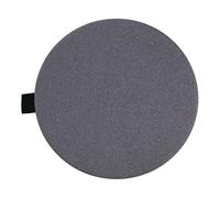 Odoukey Coussin de Chaise Rond de 14 Pouces, Coussin siège Tabouret en Mousse à mémoire Forme avec Fermeture éclair cachée, Gris foncé, Work from Home Essentials