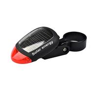 Odoukey Feu arrière de vélo LED à énergie Solaire, feu arrière d'avertissement de sécurité à économie d'énergie pour vélo