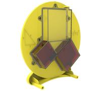 Odoukey Kit d'expérimentation Scientifique sur Le théorème de Pythagore, manipulateurs mathématiques en Plastique de 5, 2 x 5, x 1, 3 Pouces avec pièces complètes et Instructions pour l'apprentissag