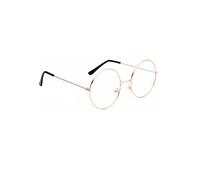 Odoukey Lunettes élégantes à verres transparents, petite monture ronde, bloquant la lumière bleue, pour hommes et femmes