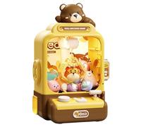 Odoukey Machine à Griffes Jouet pour Enfants, avec 10 poupées et 10 œufs, Son Mignon, Double Puissance, Mini distributeurs automatiques, Cadeaux d'anniversaire de fête