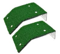 Odoukey Rampe à Tortue 2 pièces: Plates-Formes de Simulation de Tortue d'herbe avec Ventouse pour habiter, Grimper, se Nourrir et Jouer
