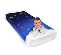 ODOXIA Couverture de Compression Sensorielle | Couverture Enfants et Adultes | Thème Étoiles | Sensory Sheet | Aide: Troubles Sensoriels, Anxiété, TDAH, Autisme, Autres | Lit Simple
