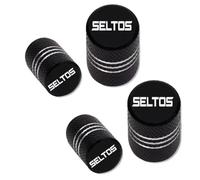 ODQXUPYOM 4 Pièces Capuchon Valve Bouchon Pneu Voiture pour KIA Sportage Rio Ceed Proceed Sorento Picanto Optima NIRO Résistant Corrosion Métal Bouchons avec Anti PoussièRe,A