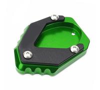 ODRNSMBUI pour Versys650 pour Versys 650 pour VERSYS 650 2008-2025 Accessoires CNC Béquille Latérale De Moto Coussinets De Support Étendus(Green-A)