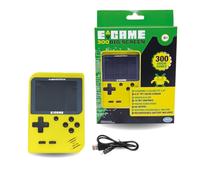 ODS - Radiocom Egame 300 Big Screen, Console de Jeu Portable, Écran Couleur TFT 2,8 Pouces, Graphiques 16 Bits, Batterie Rechargeable, 16 x 7 x 2,5 cm, Âge recommandé +8 Ans