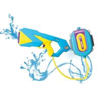 ODS Splashmatic Pacific 1900, Sac à Dos à Batterie avec Recharge USB, Pistolet à Eau 48 cm, capacité réservoir 1900 ML, âge recommandé +6 Ans, Couleur Bleu et Jaune, 42688