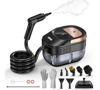 ODSD Nettoyeur vapeur pour la maison et la voiture, nettoyeur vapeur réglable à 3 niveaux pour le nettoyage, chauffage de 15 secondes et grand réservoir de 1,6 L, nettoyeur vapeur portatif pour