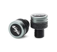 ODSMBK 1 Paires Bouchons d'Obturation de Miroir, Vis de Rétroviseur Cache Bougies, Moto Miroir Cache pour Kawasaki Ninja 400 650 300 250 250R ZX14R ZX10R ZX6R - Accessoires de Moto-Ninja_d